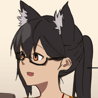 Iris Illustrated Profile Picture of Iris Gataki, a mascot character of Akiko