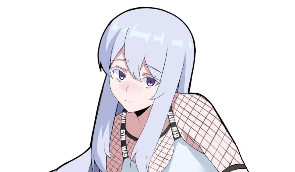 Illustrated Profile Image of Neva de Haes a mascot character of Akiko