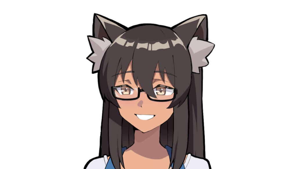 Illustrated Profile Image of Iris Gataki a mascot character of Akiko